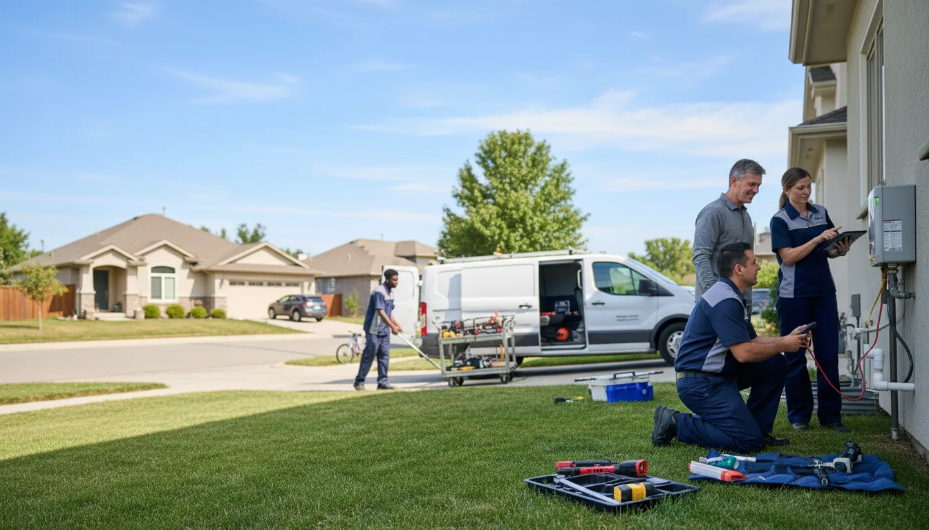 Tankless water heater service in Wrights, IL